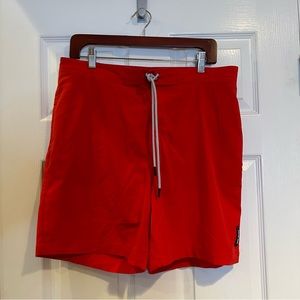 Michael Kors Men’s Swimsuit Trunks Size Medium Red